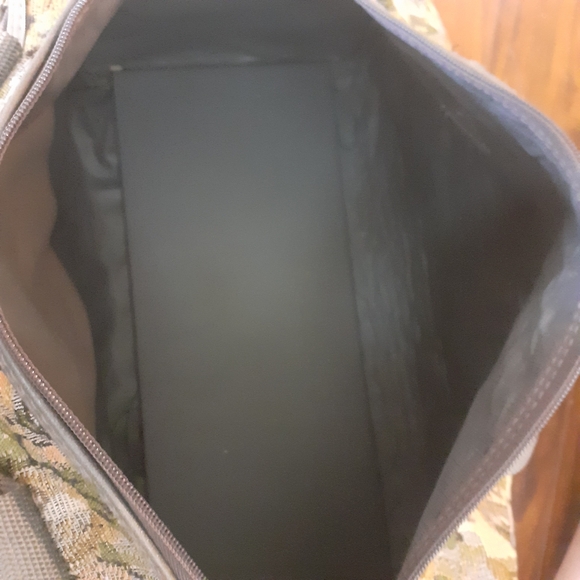 Travelers Club Tapestry Floral Duffle Bag Carry On Luggage 16" Vintage Style - Picture 8 of 8